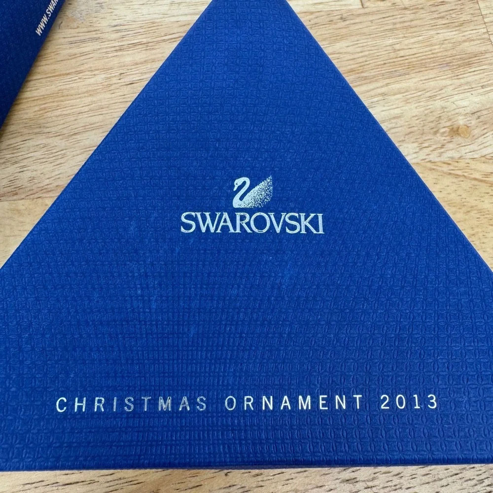 Swarovski 2013 Annual Edition Christmas Ornament Clear Crystal Star 5004486
